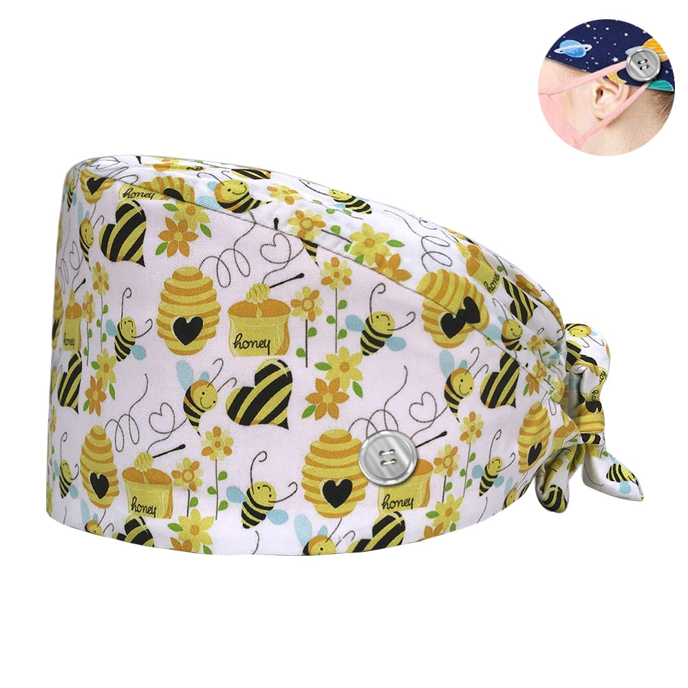 Nursing Scrubs Caps
