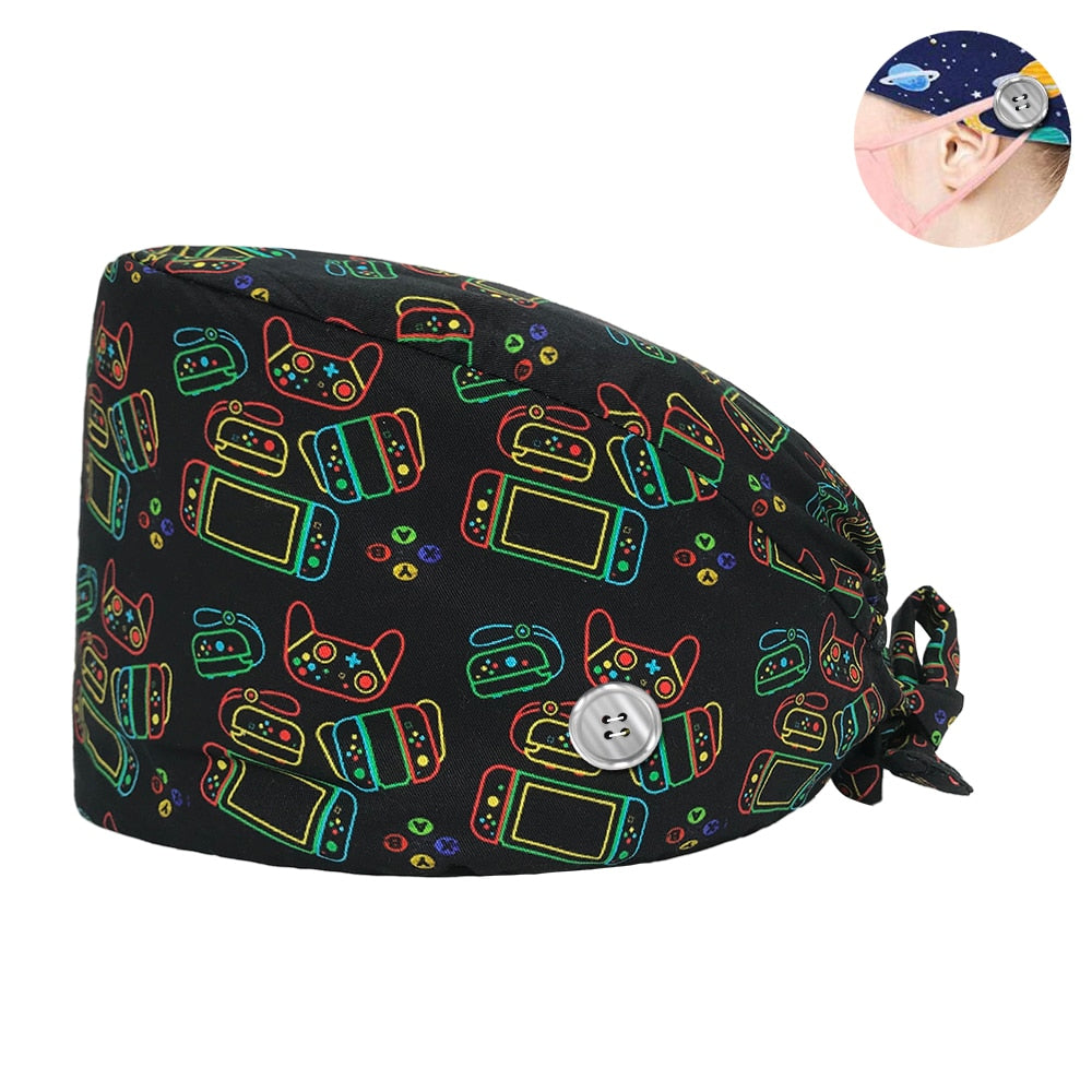 Nursing Scrubs Caps
