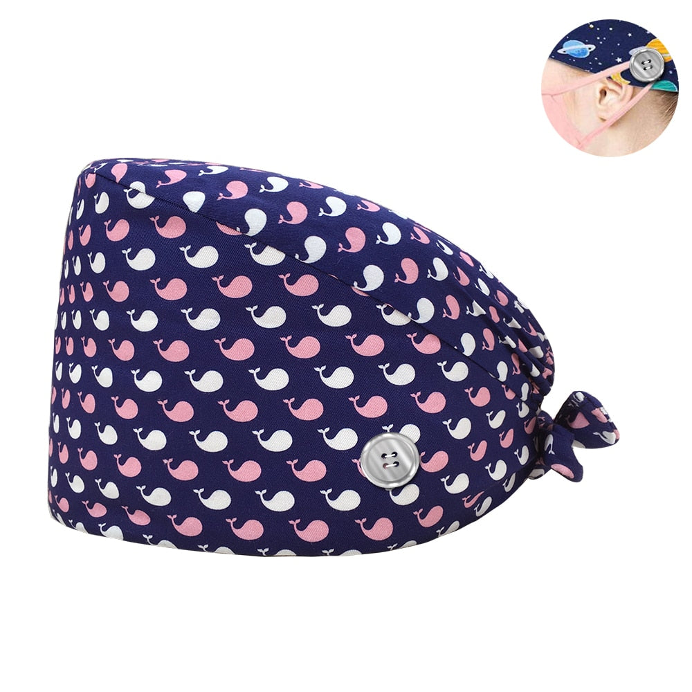 Nursing Scrubs Caps