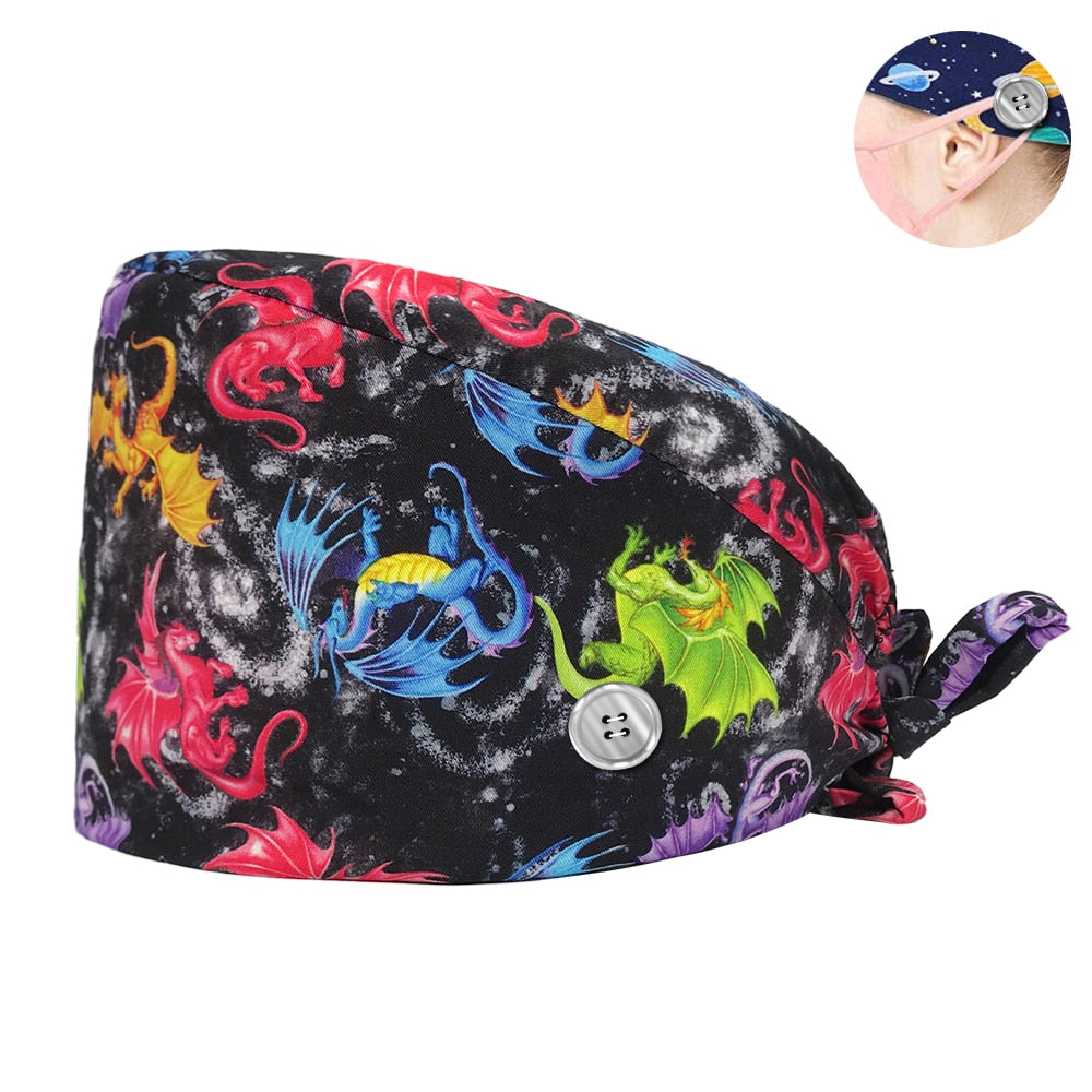 Nursing Scrubs Caps
