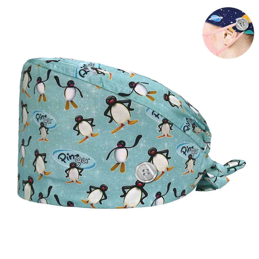 Nursing Scrubs Caps
