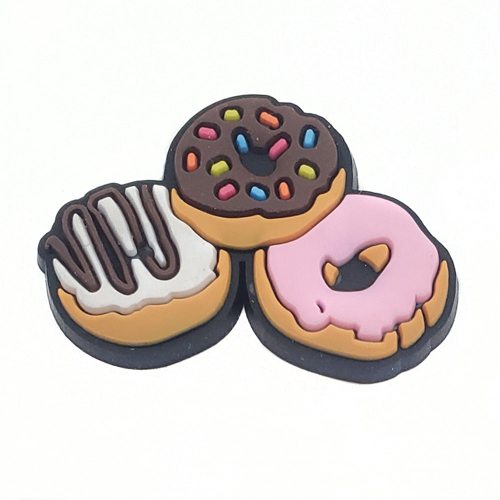 Donut croc online charm