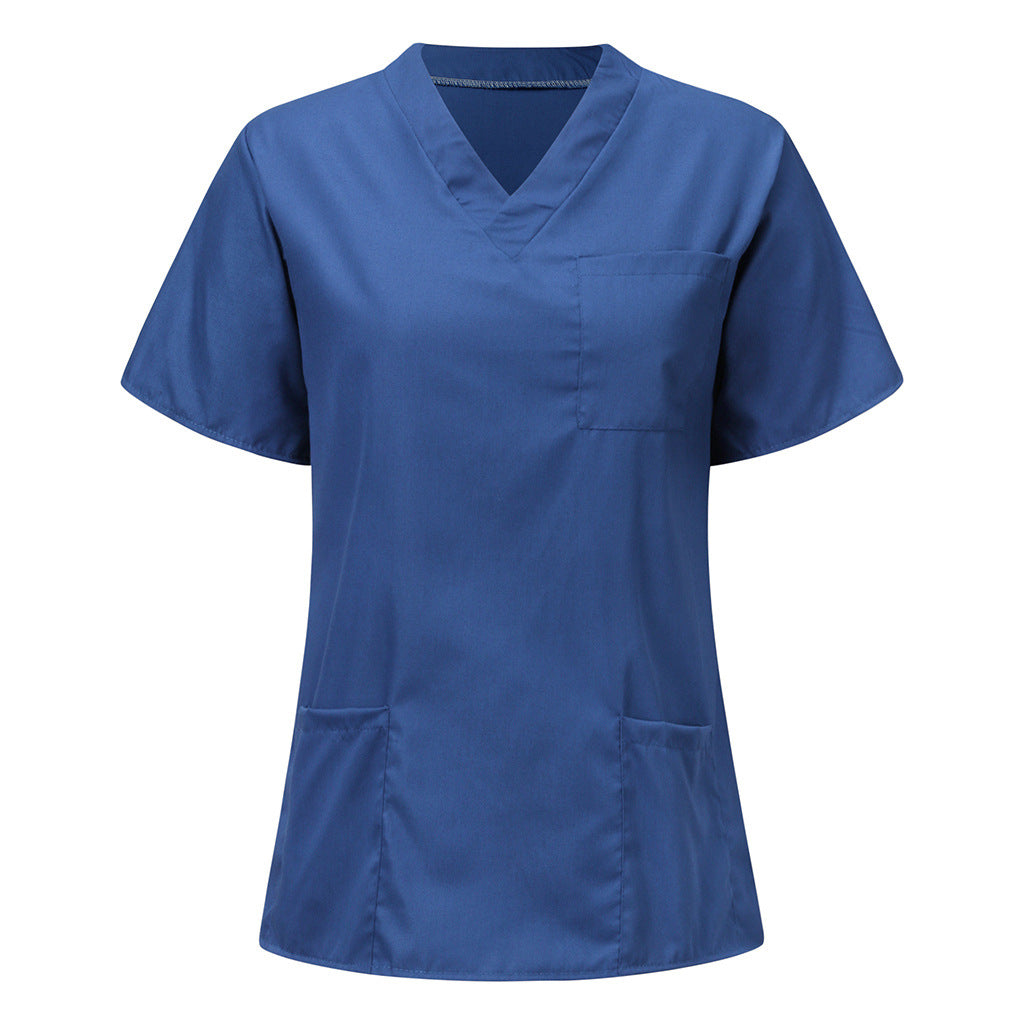 V-neck Nurse Scrub Top