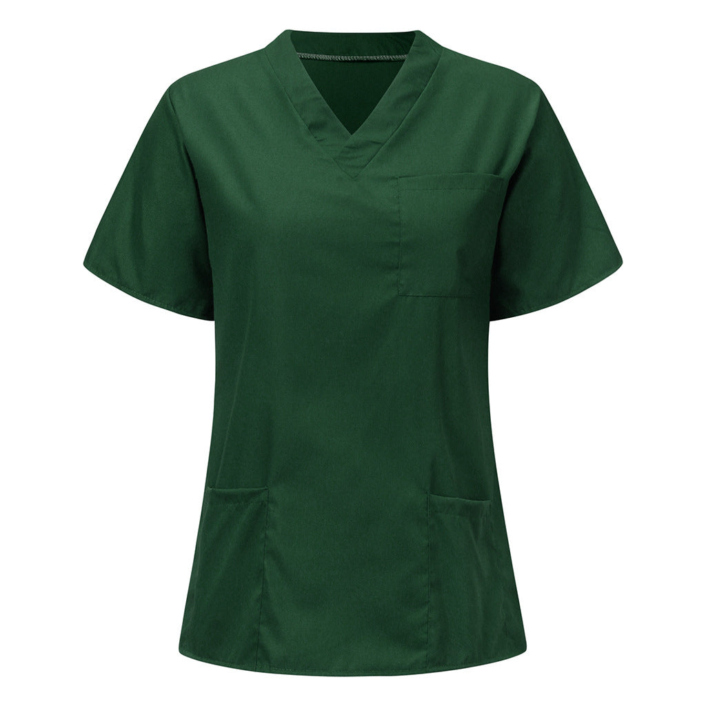 V-neck Nurse Scrub Top