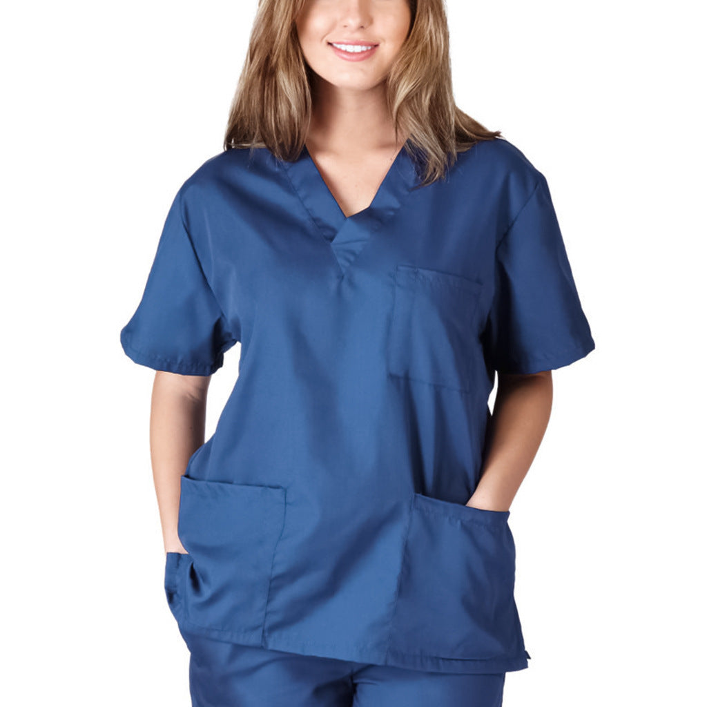 V-neck Nurse Scrub Top