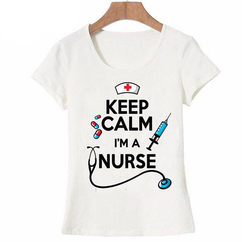 Cool Nurse T-shirt Summer Fun Design