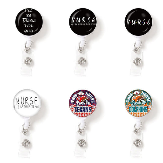 Retractable Patch Nurse Stethoscope Badge Reel