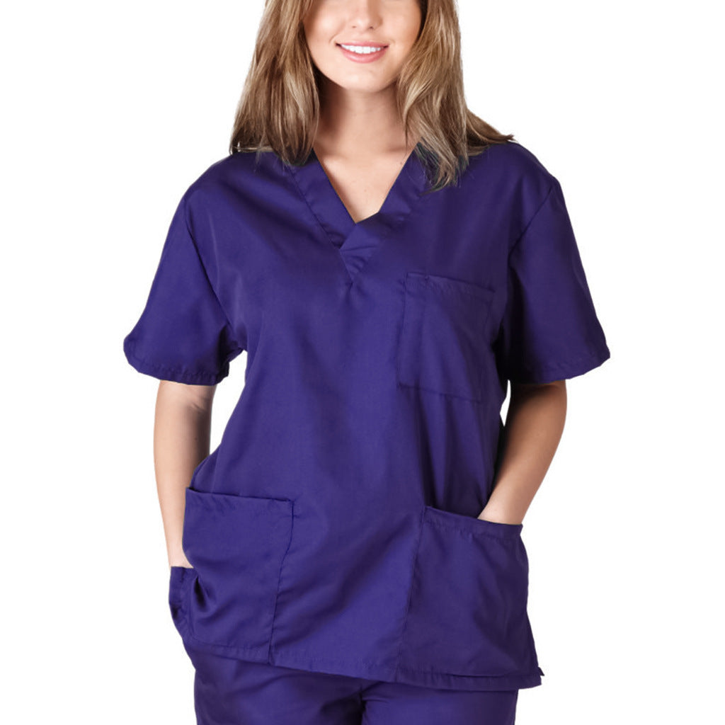 V-neck Nurse Scrub Top