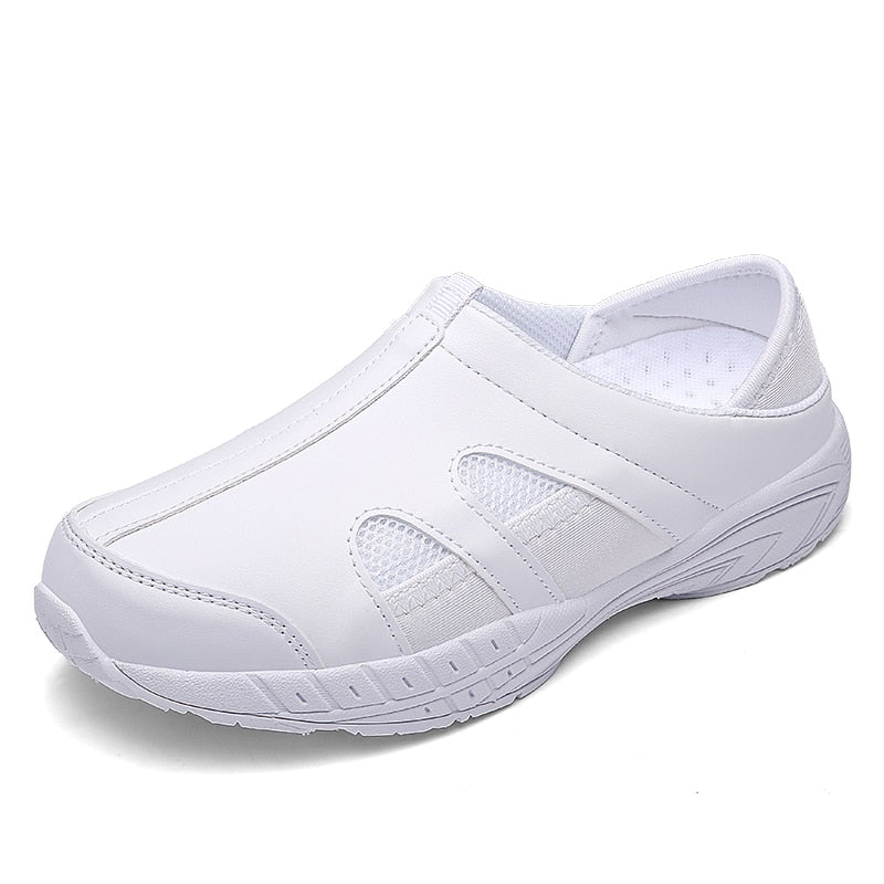 All-White Nursing Shoes