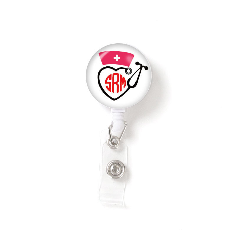 Retractable Patch Nurse Stethoscope Badge Reel