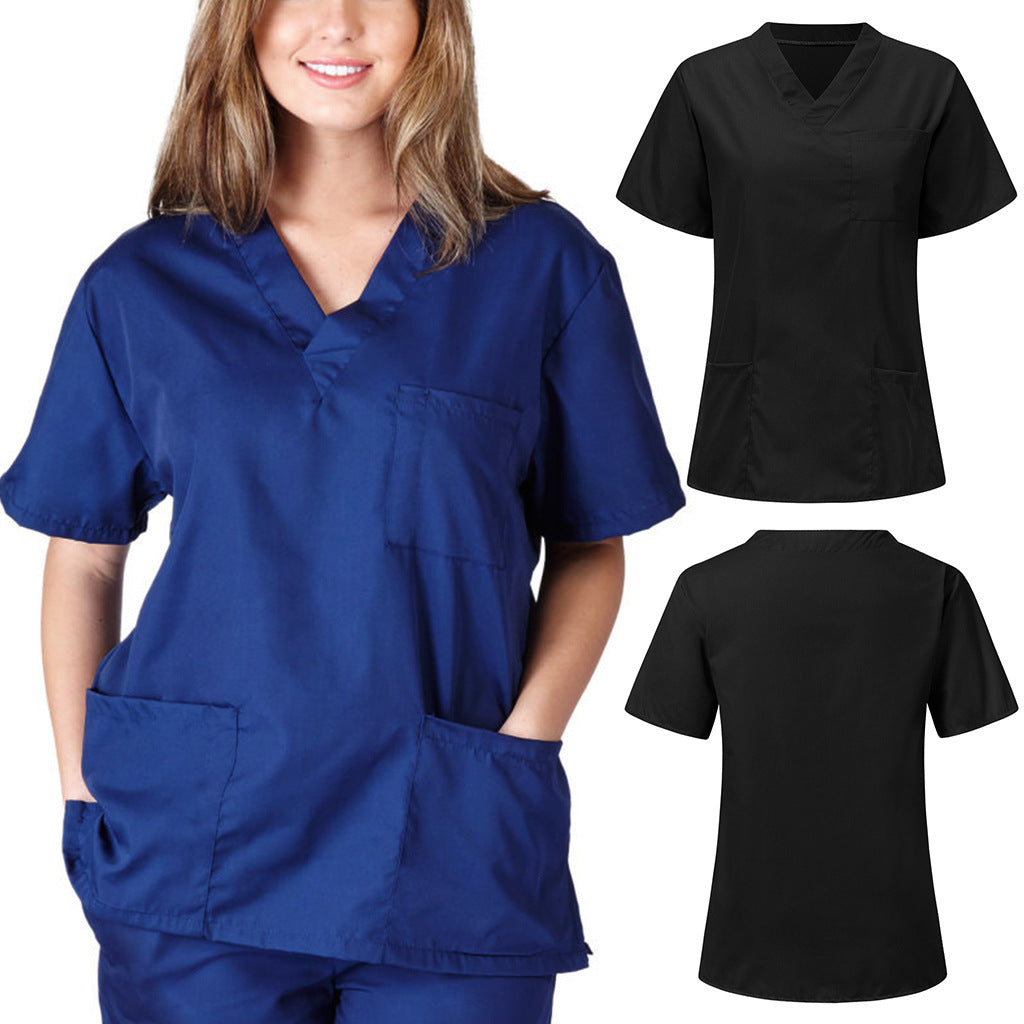 V-neck Nurse Scrub Top