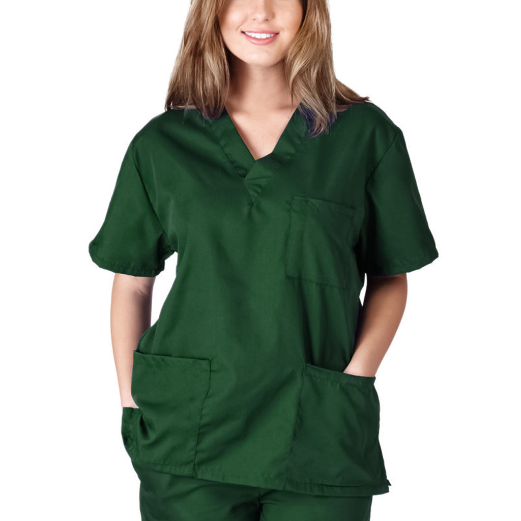 V-neck Nurse Scrub Top