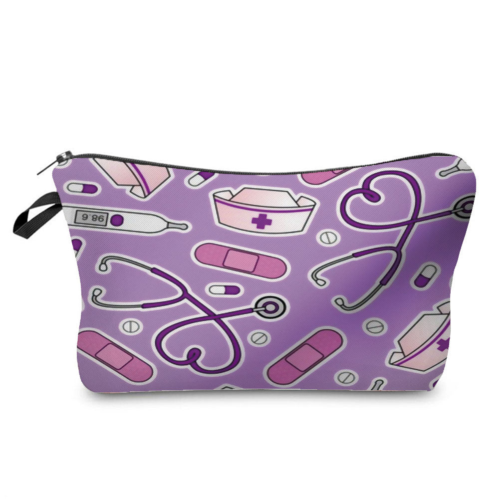 Cartoon Nurse Cosmetic Bag