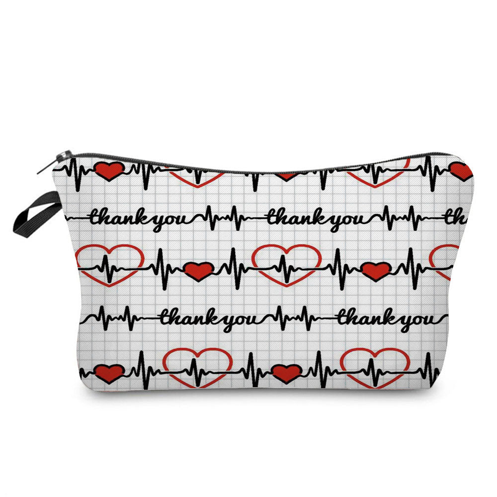 Cartoon Nurse Cosmetic Bag