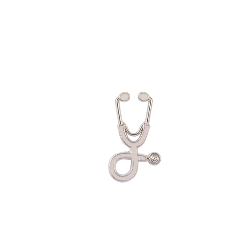 Doctors & Nurses Mini Stethoscope Pins